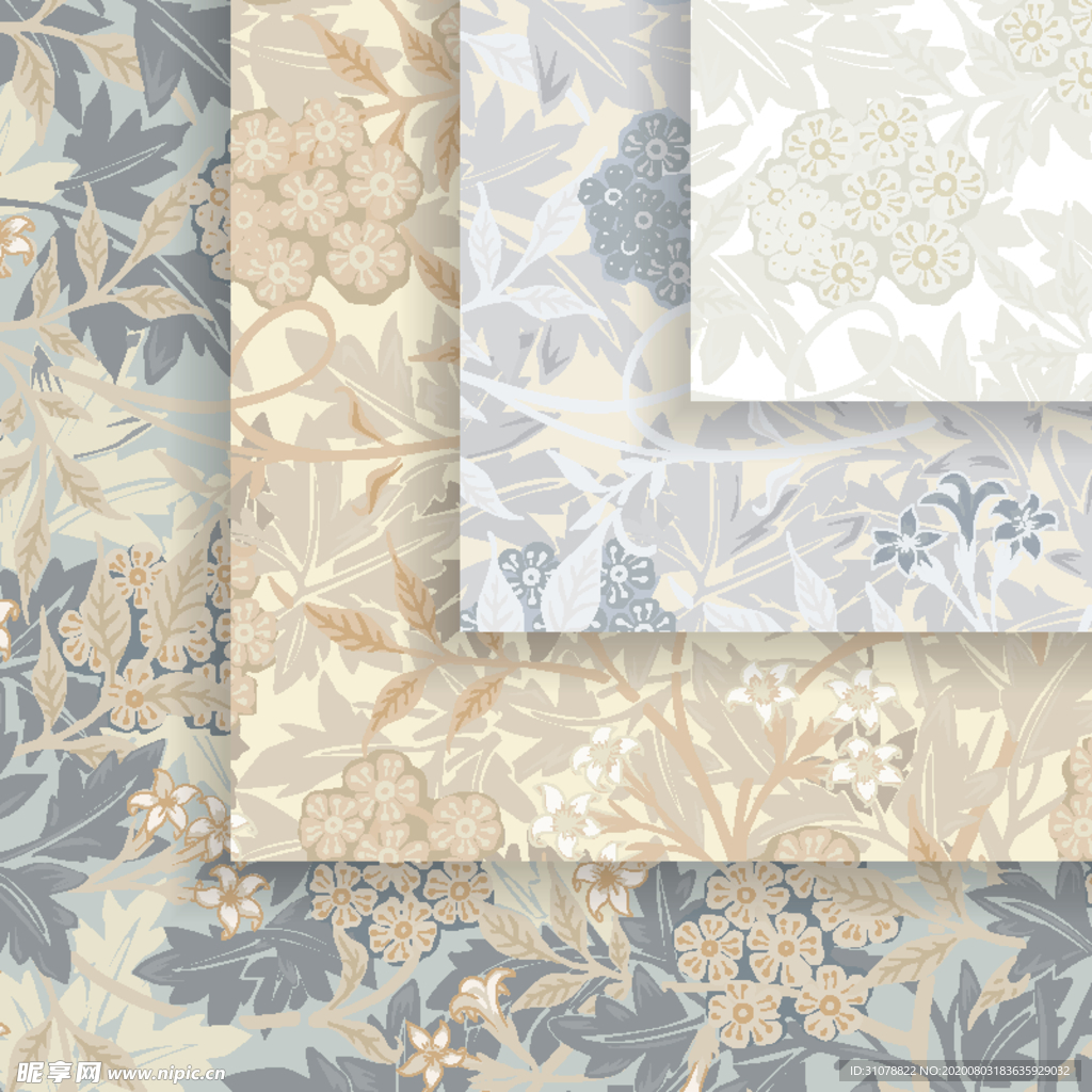 植物花朵背景底纹