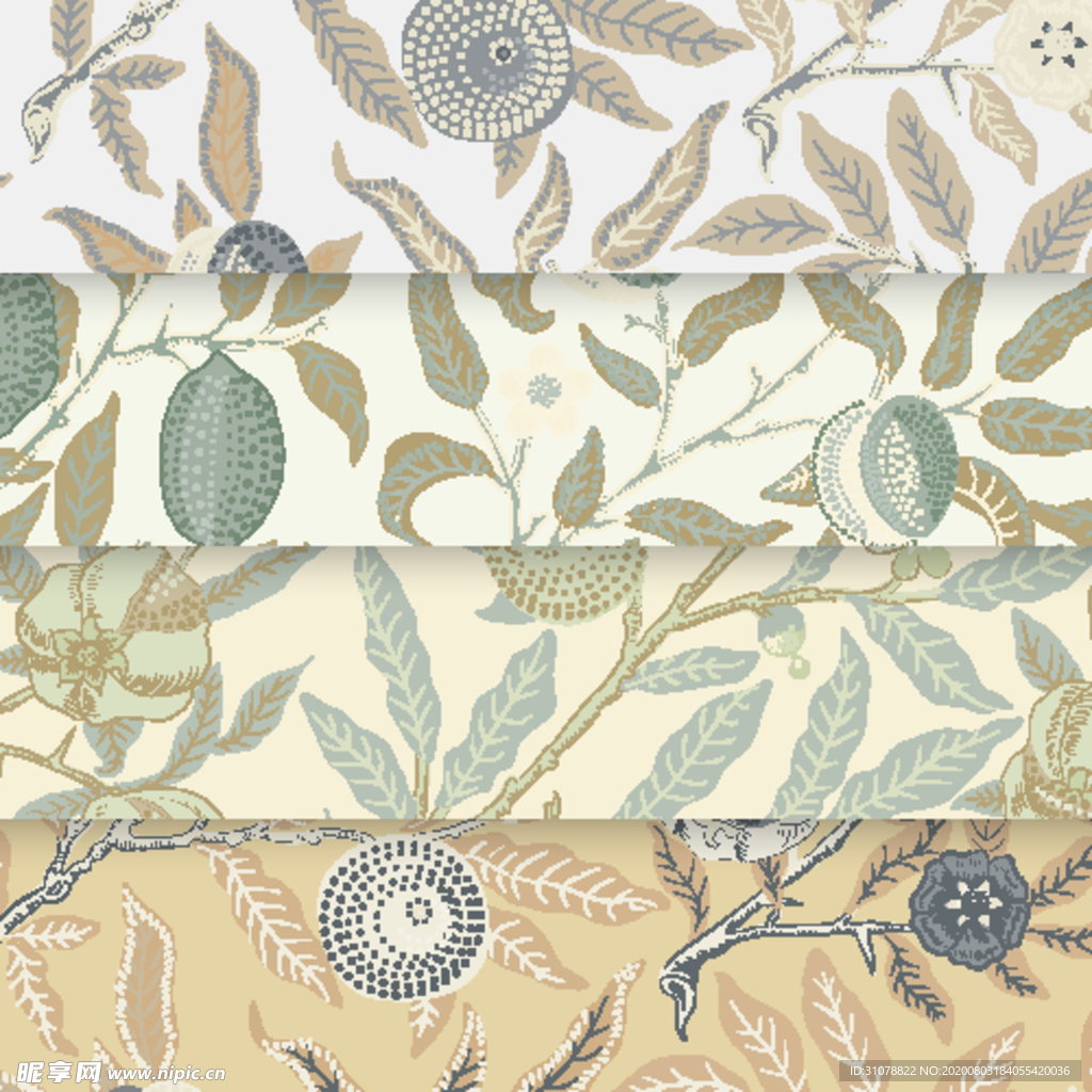 植物花朵背景底纹