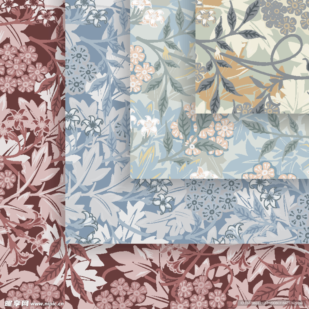 植物花朵背景底纹