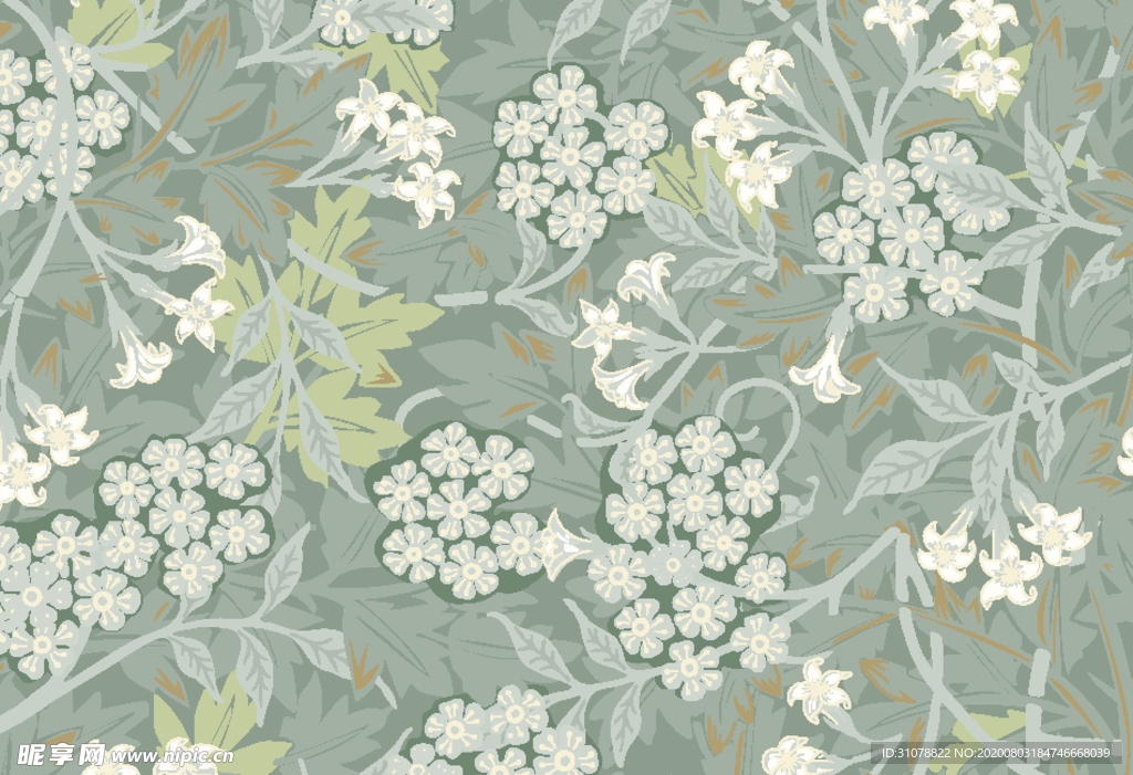 植物花朵背景底纹