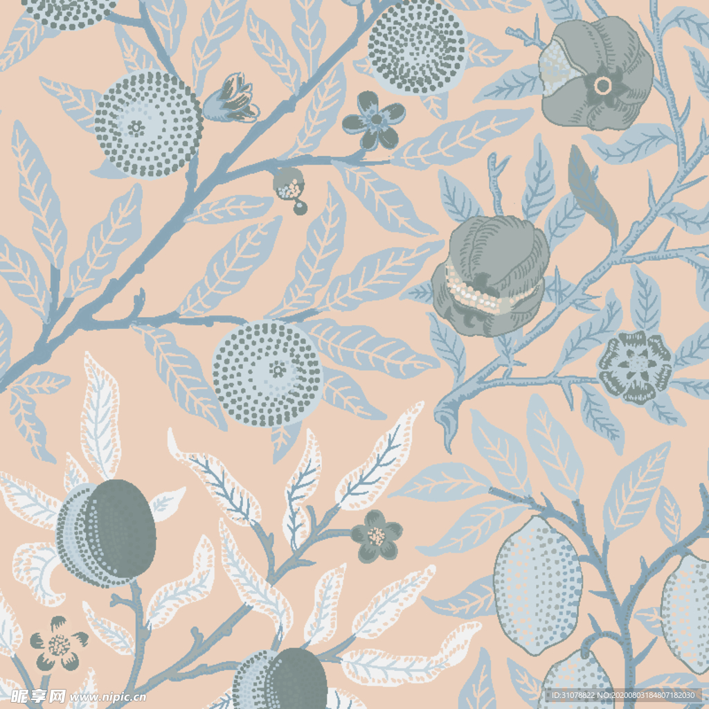 植物花朵背景底纹