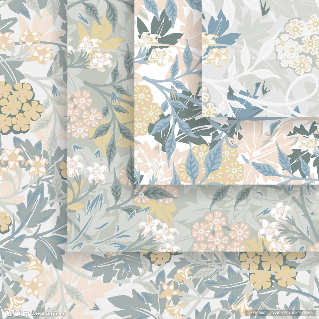 植物花朵背景底纹