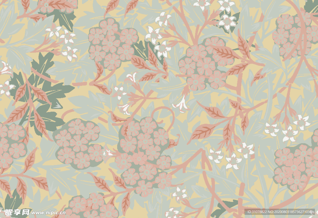 植物花朵背景底纹