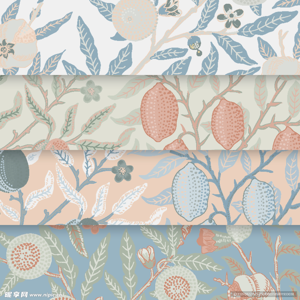 植物花朵背景底纹