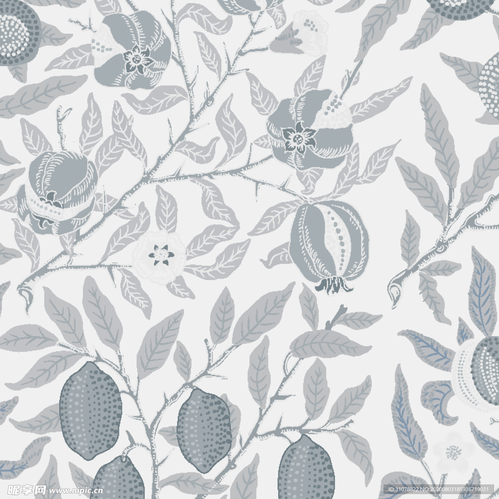 植物花朵背景底纹