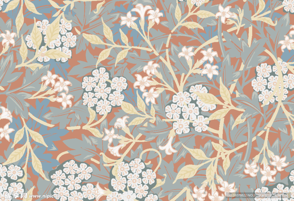 植物花朵背景底纹