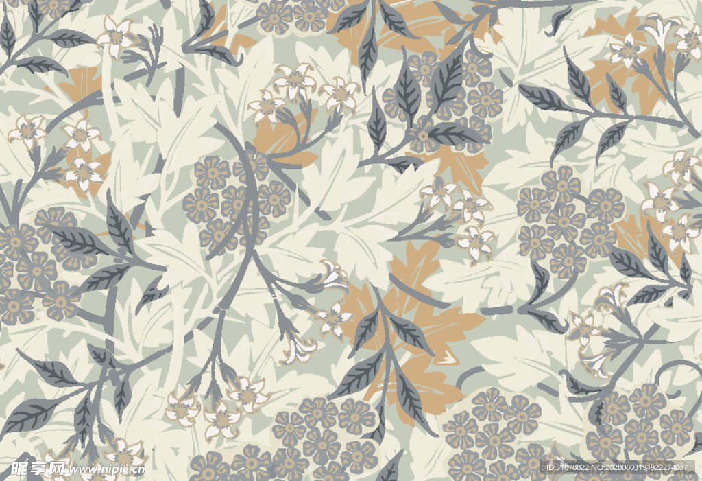 植物花朵背景底纹