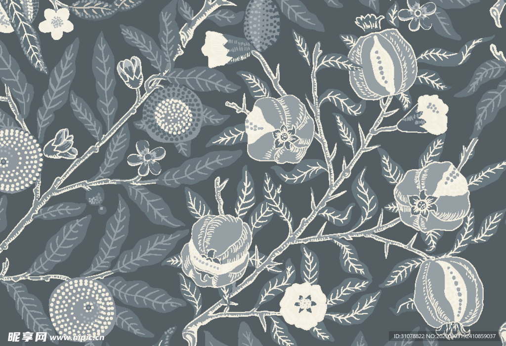 植物花朵背景底纹