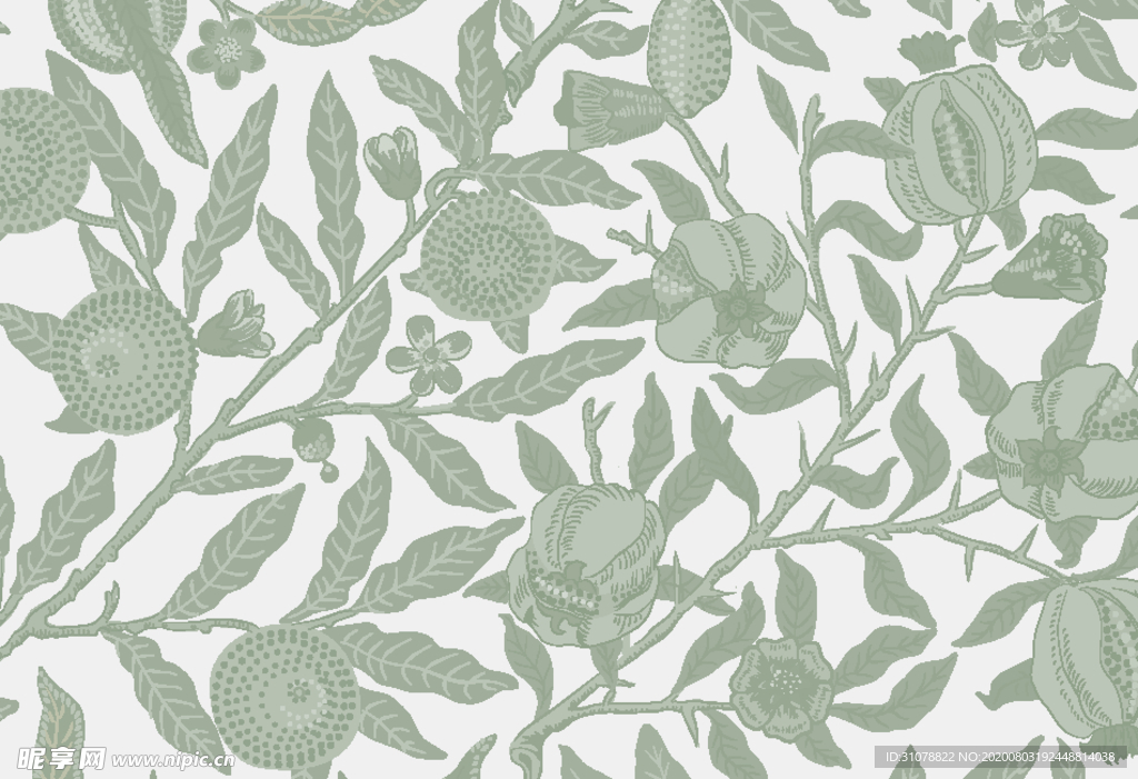 植物花朵背景底纹