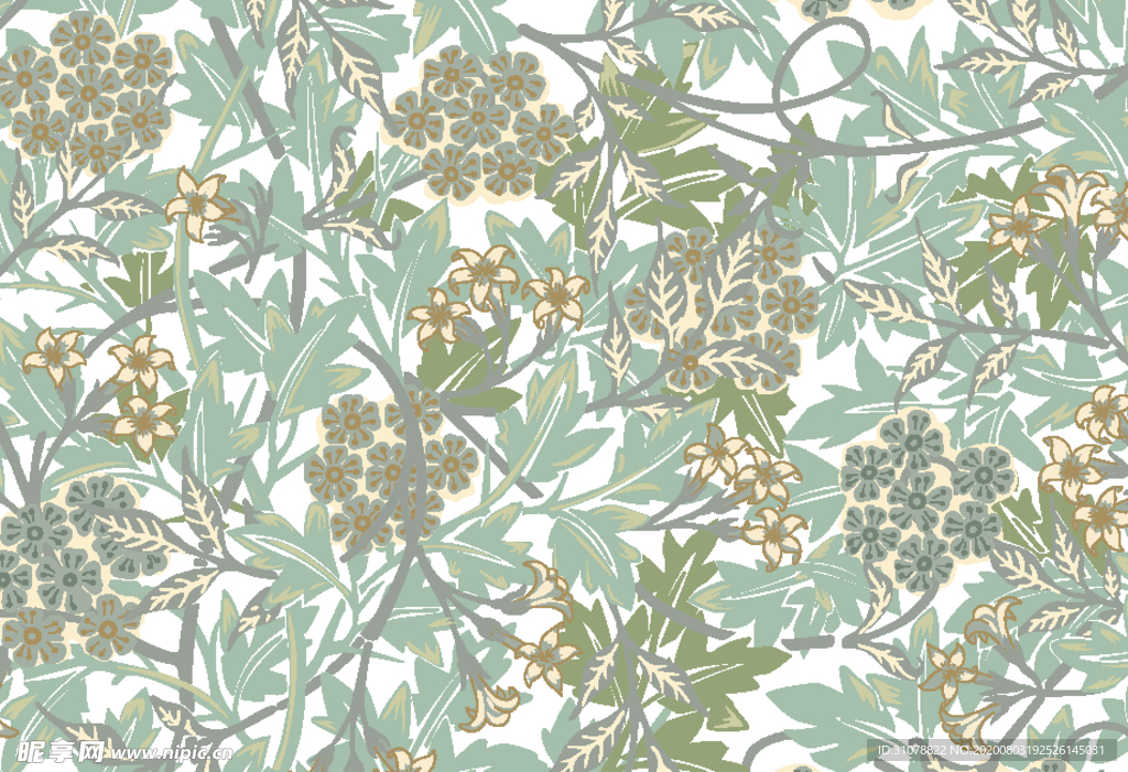 植物花朵背景底纹