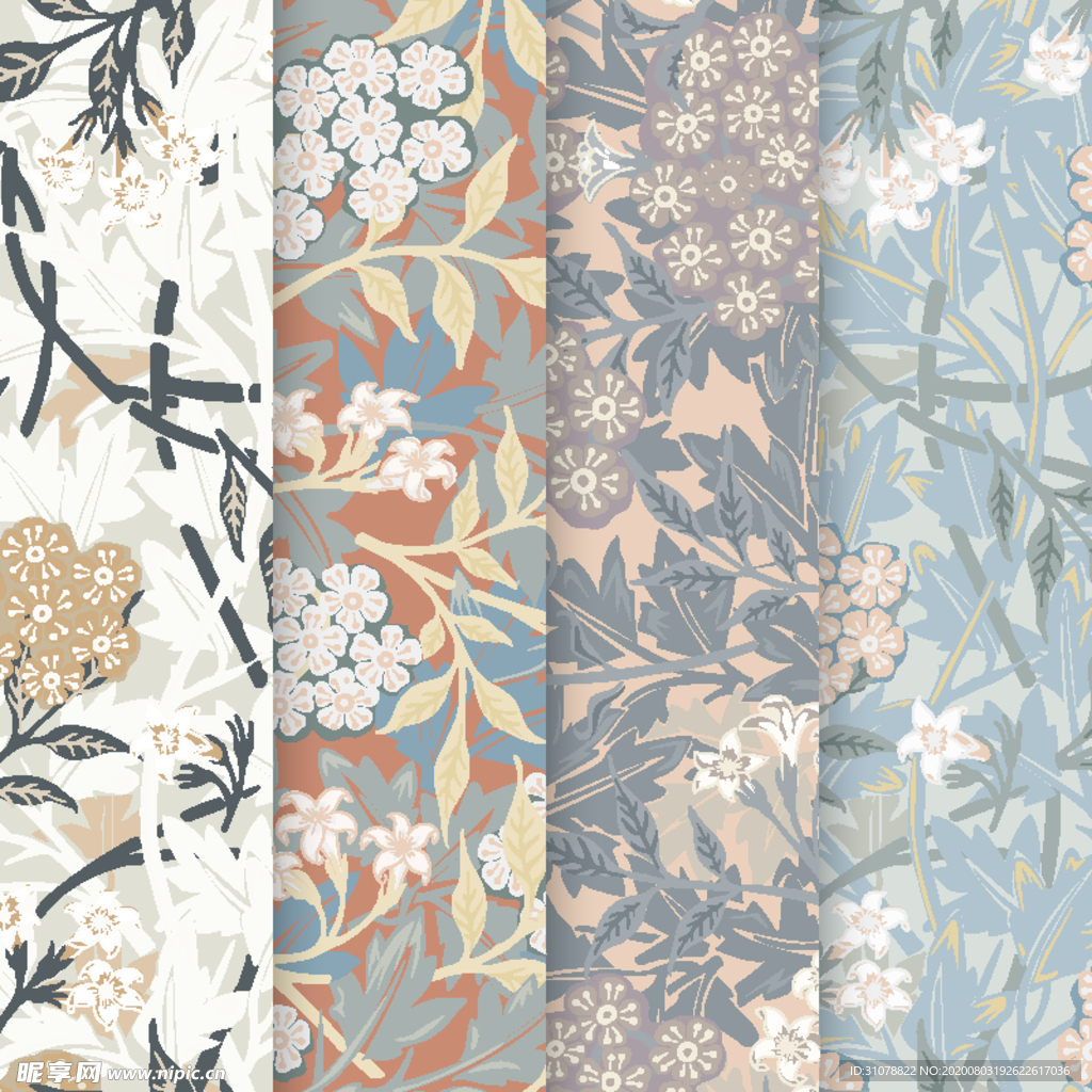 植物花朵背景底纹