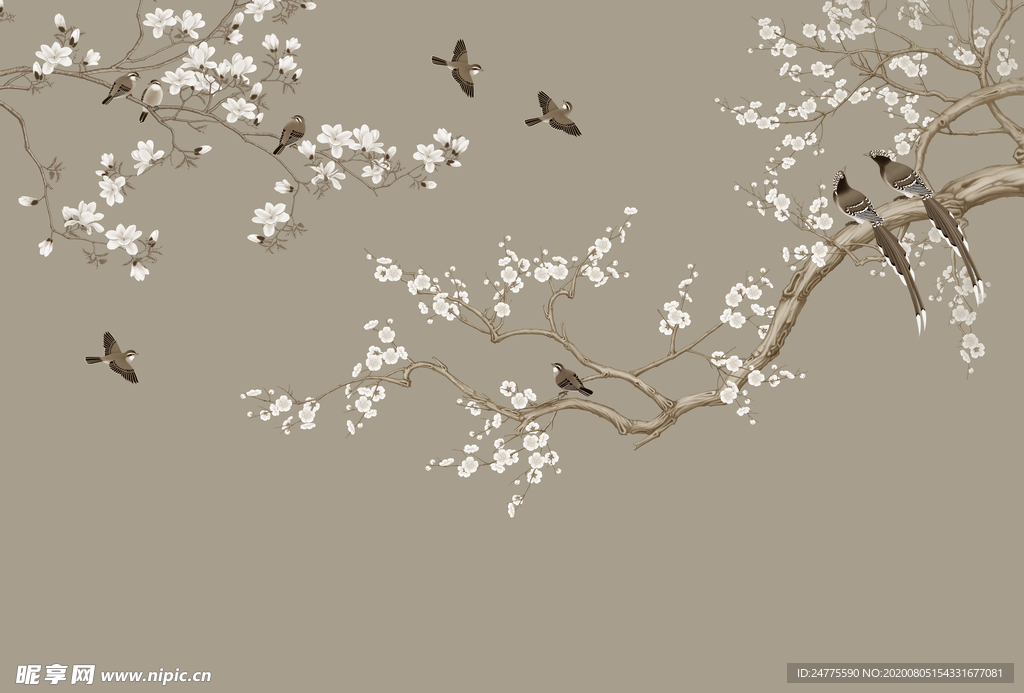 新中式背景墙 电视背景墙