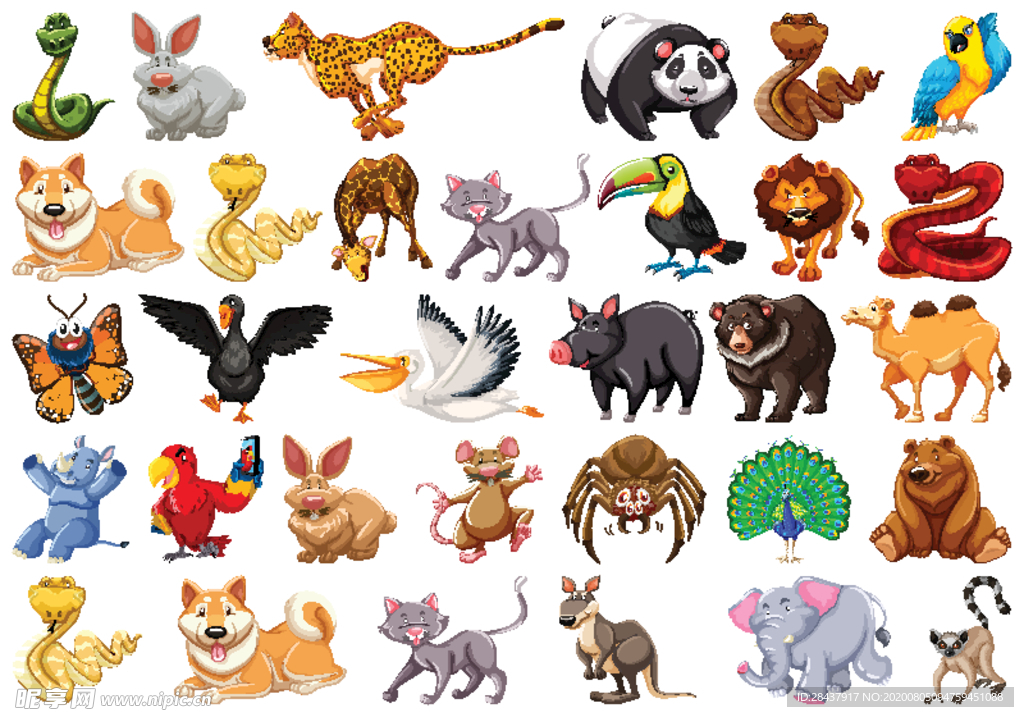 矢量动物素材
