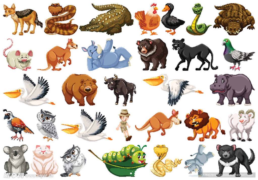 矢量动物素材