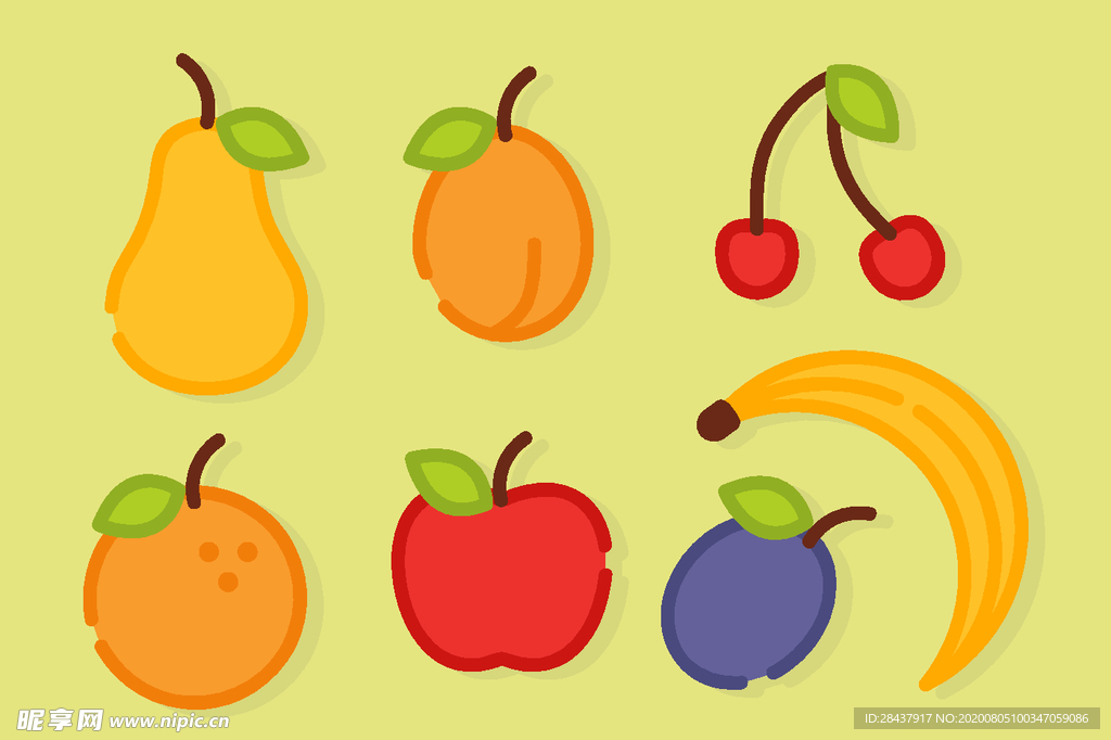 矢量果蔬素材