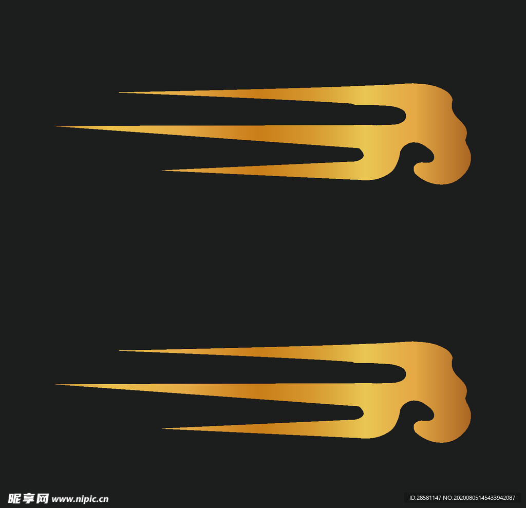 矢量中国风花纹