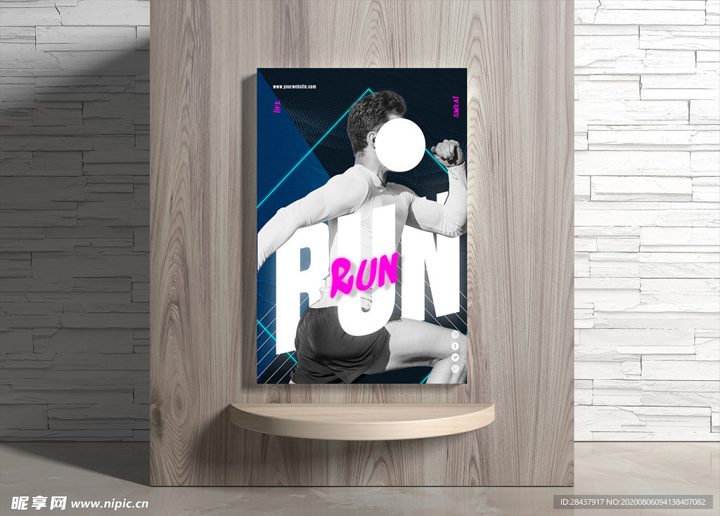 运动海报