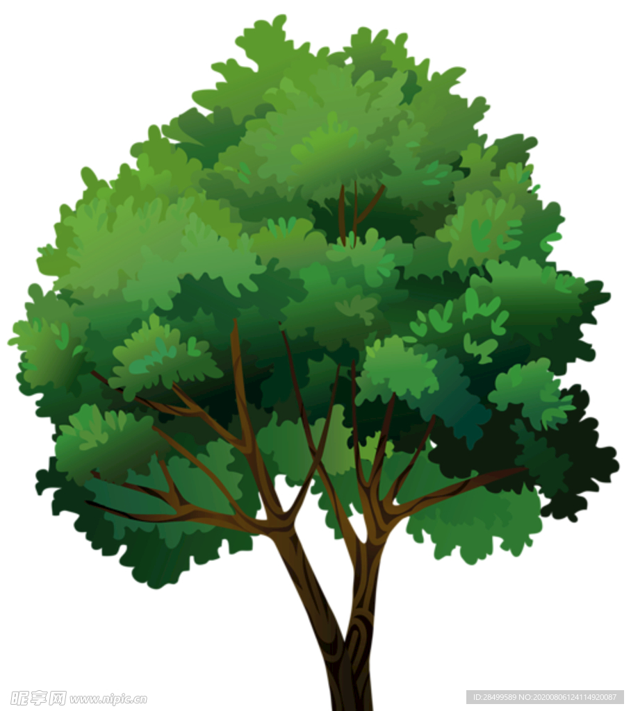 卡通树