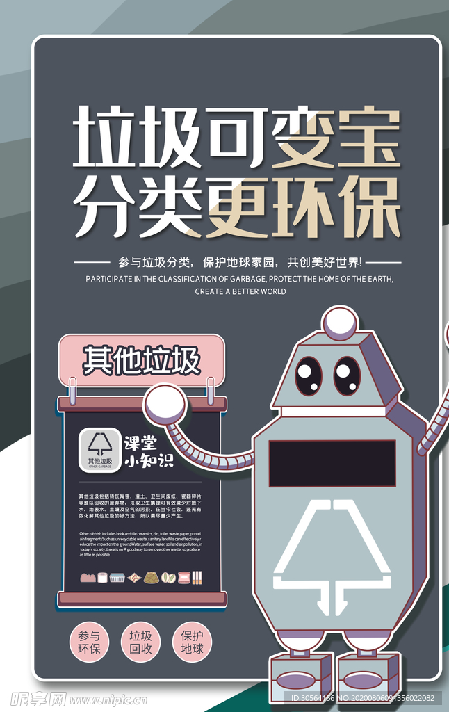 垃圾分类公益活动宣传海报