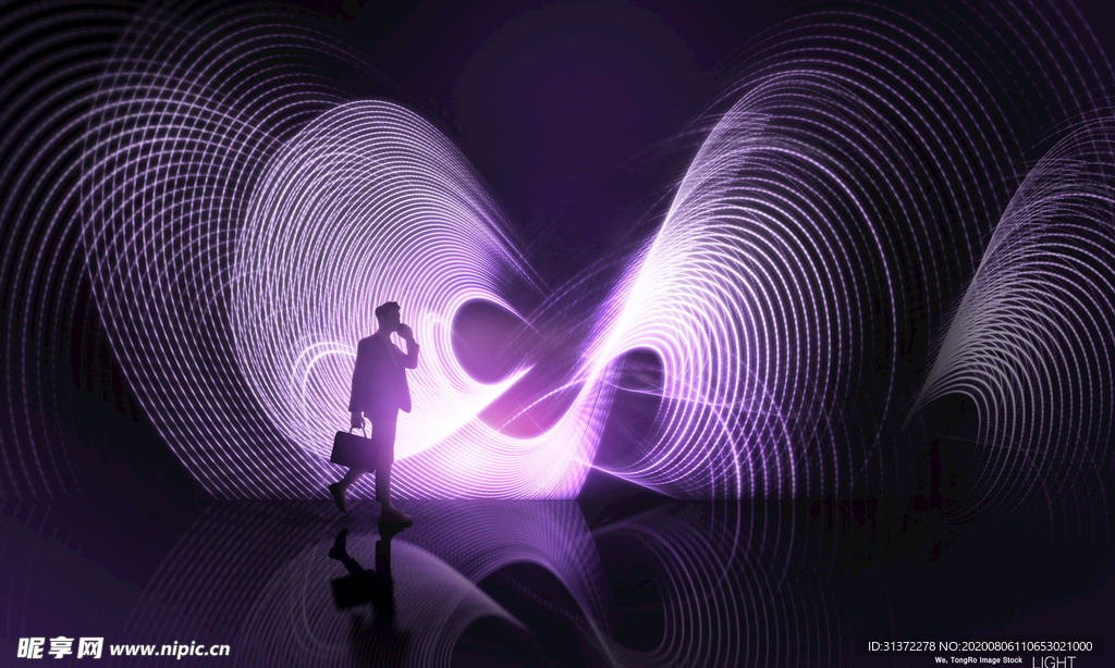 炫酷流沙光效图片