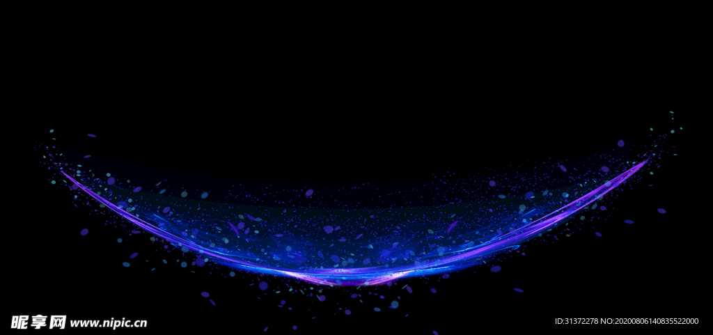 炫酷流光炫彩光效图片