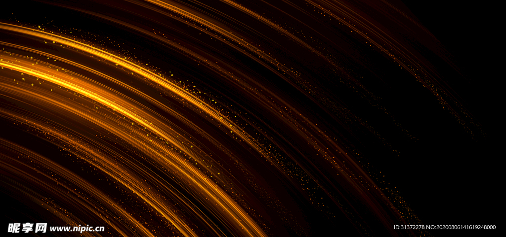 炫酷流光炫彩光效图片