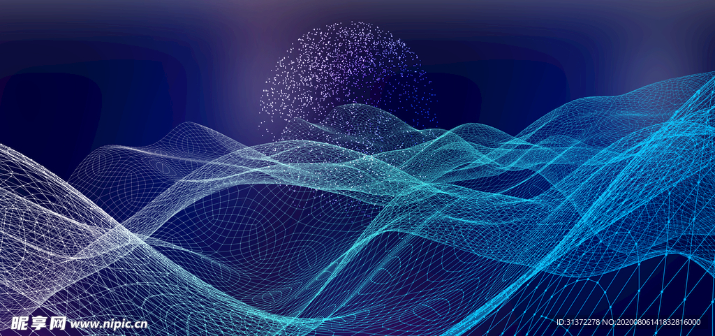 炫酷流光炫彩光效图片