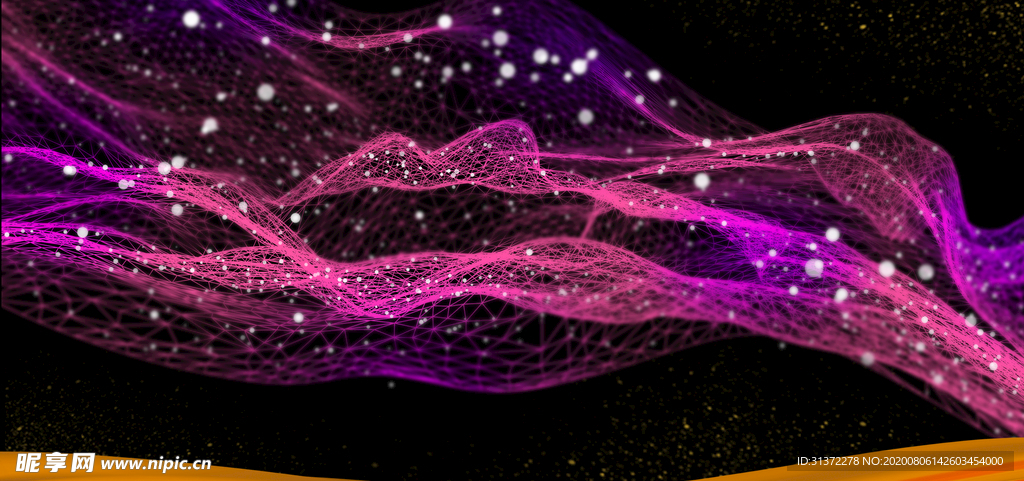 炫酷流光炫彩光效图片