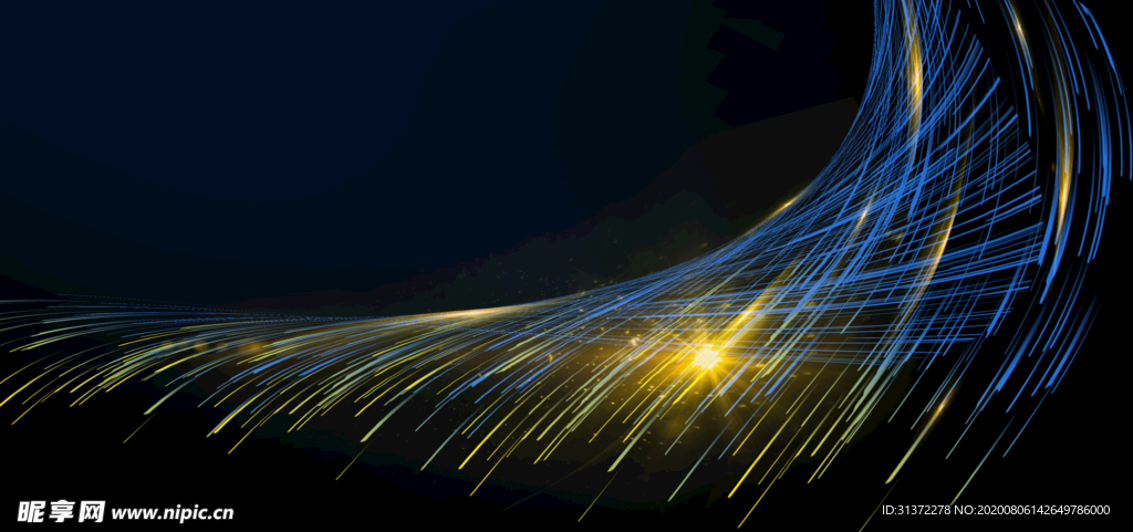 炫酷流光炫彩光效图片