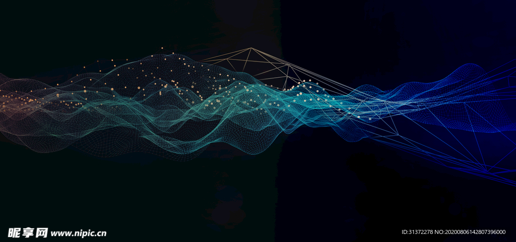 炫酷流光炫彩光效图片