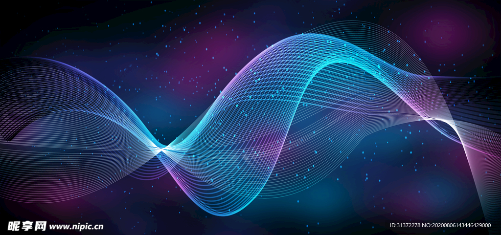 炫酷流光炫彩光效图片