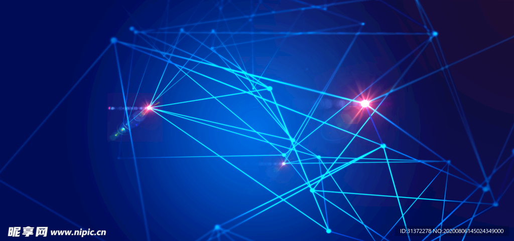 炫酷流光炫彩光效图片