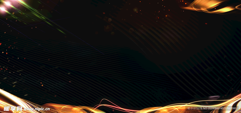 炫酷流光炫彩光效图片