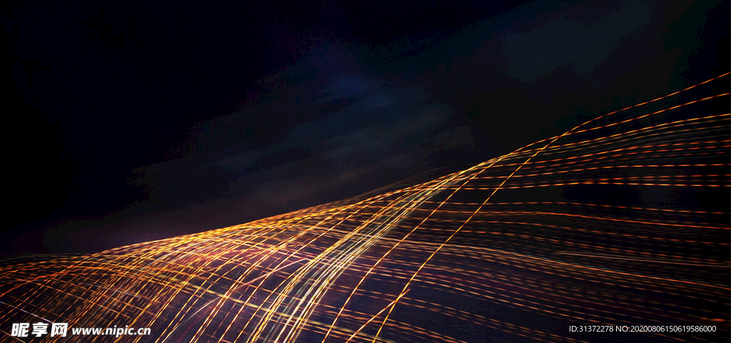 炫酷流光炫彩光效图片