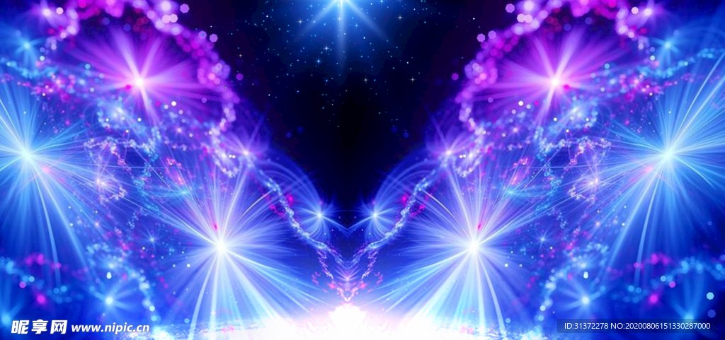 炫酷流光炫彩光效图片