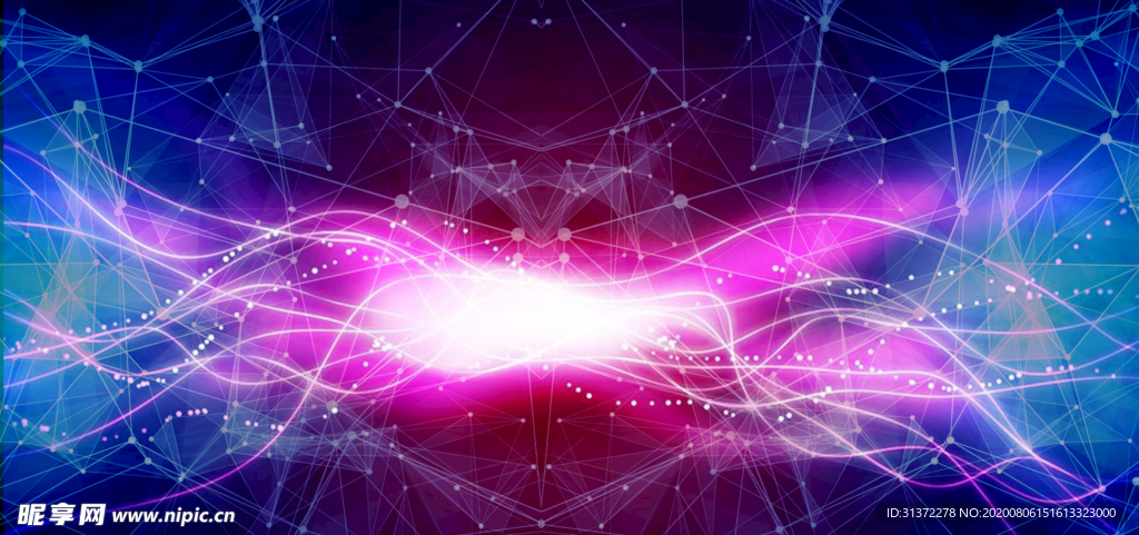 炫酷流光炫彩光效图片