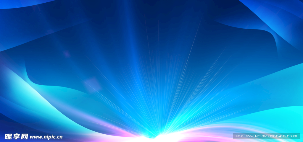 炫酷流光炫彩光效图片