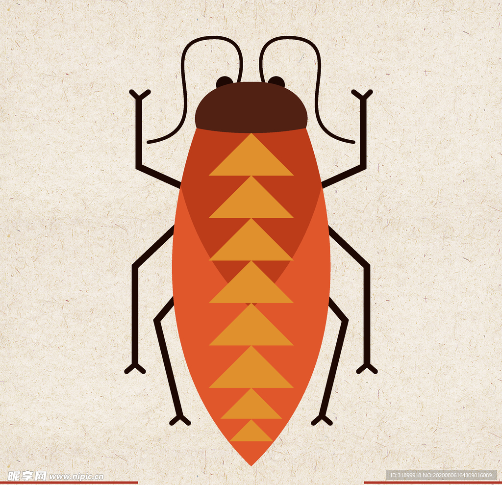 矢量动物 矢量植物 插画 手绘