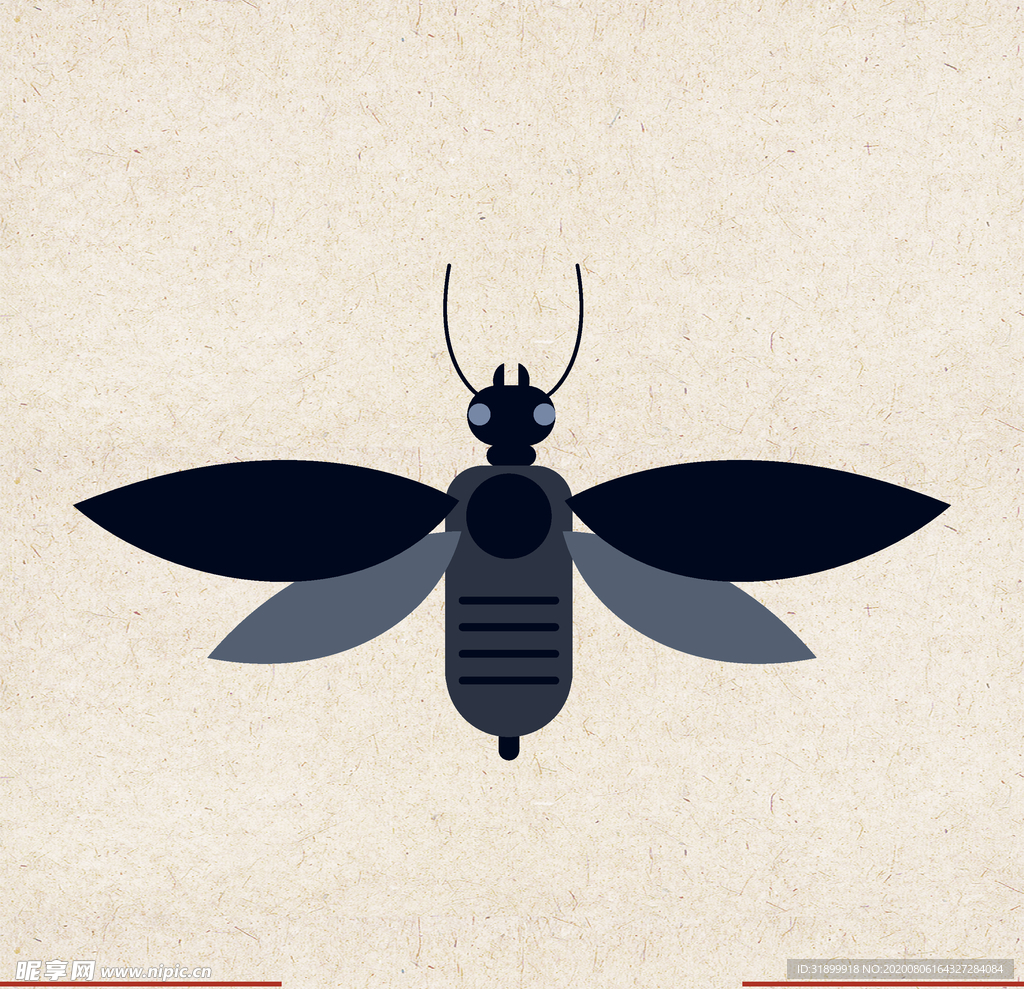 矢量动物 矢量植物 插画 手绘