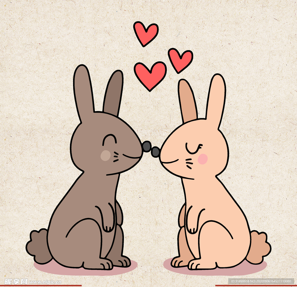 矢量动物 矢量植物 插画 手绘