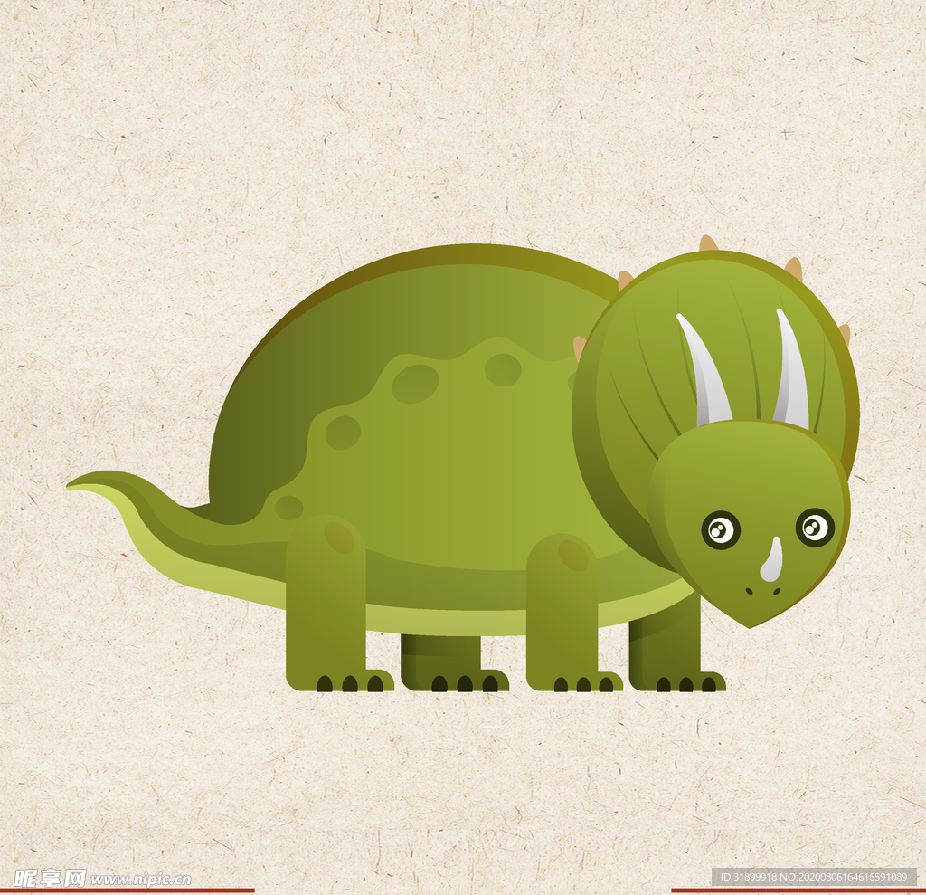 矢量动物 矢量植物 插画 手绘