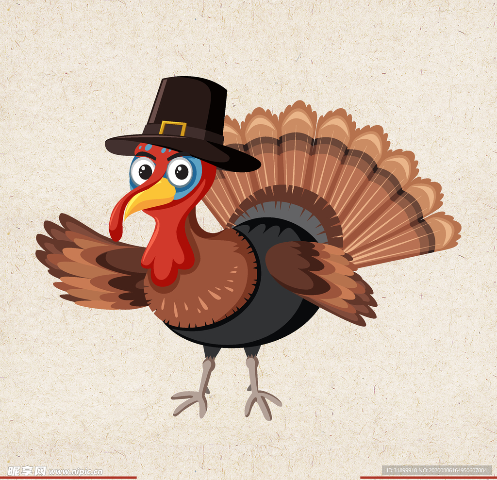 矢量动物 矢量植物 插画 手绘