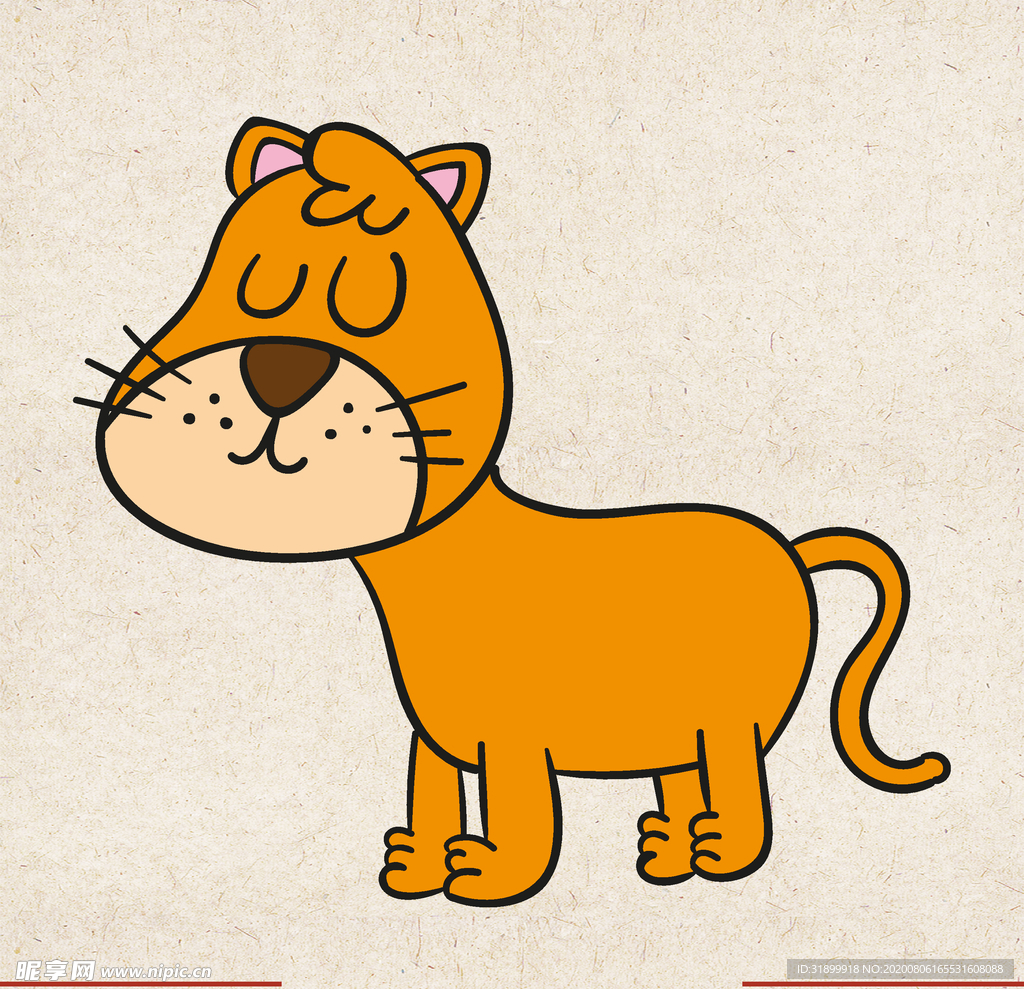 矢量动物 矢量植物 插画 手绘