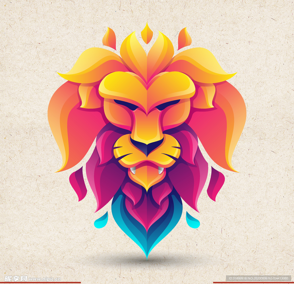 矢量动物 矢量植物 插画 手绘