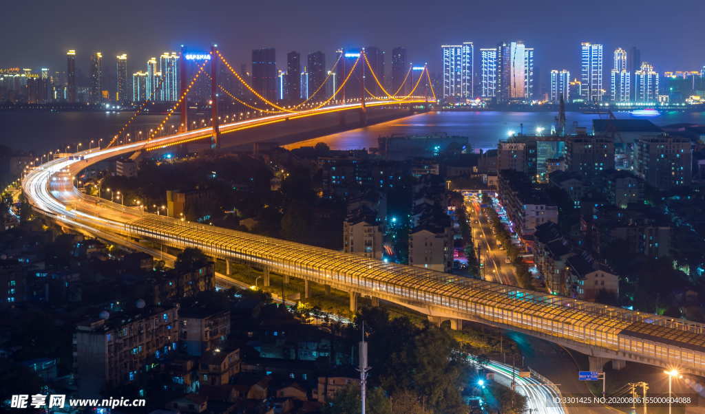 武汉 鹦鹉岛大桥