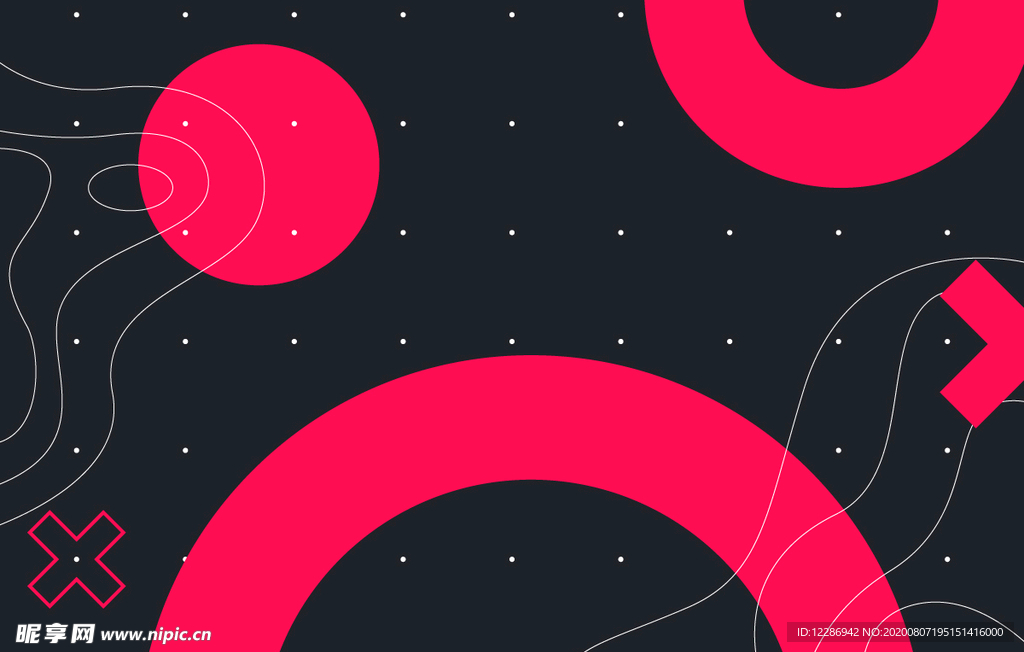 几何图形抽象背景