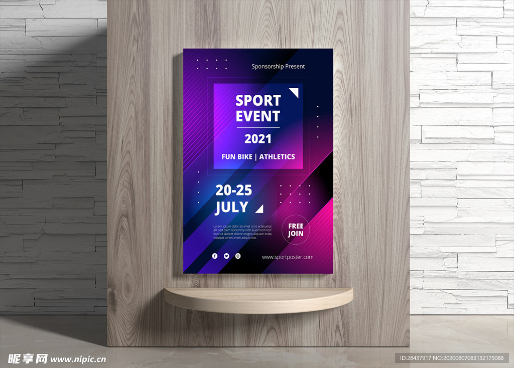 运动海报