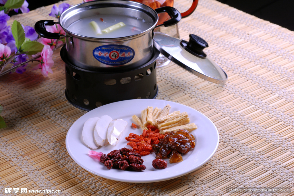 木耳山药清汤锅底