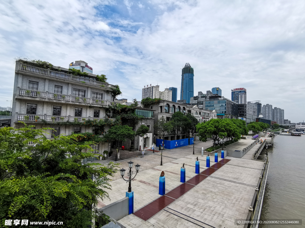 宁波老外滩全景图