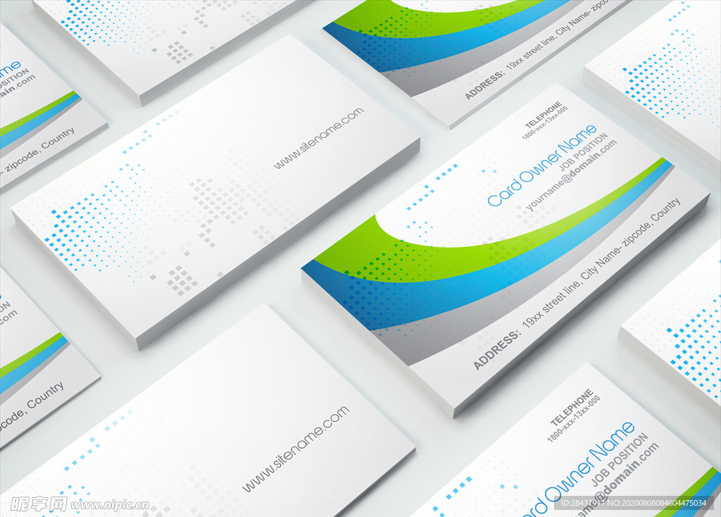 矢量名片模板